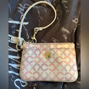 Vintage Coach Wristlet